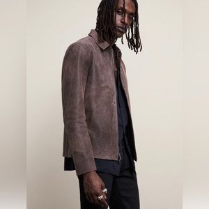 John Varvatos Zip Concealed Placket Jacket